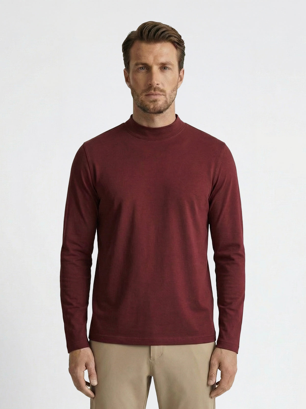 Smart Longsleeve shirt Burgundy