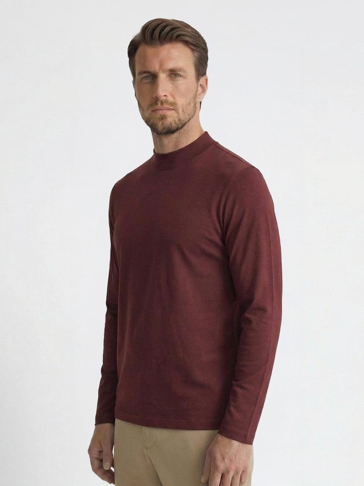 Smart Longsleeve shirt Burgundy