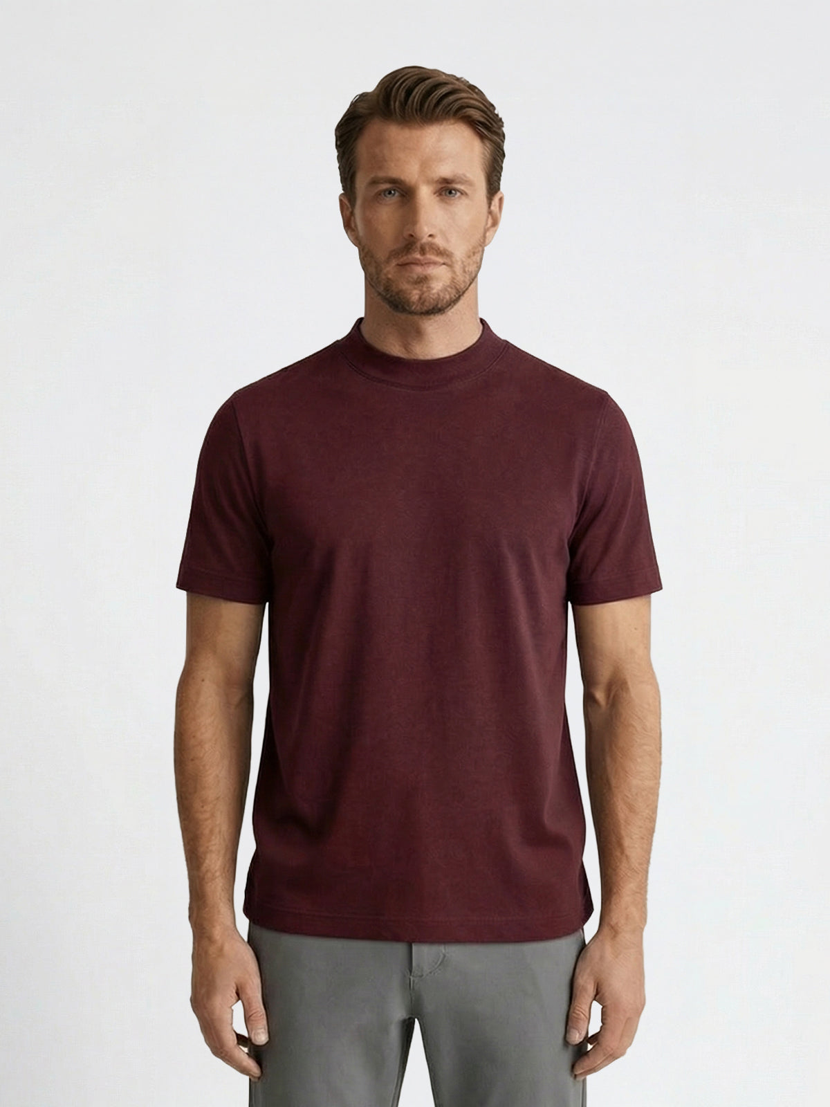 Smart T-shirt Burgundy