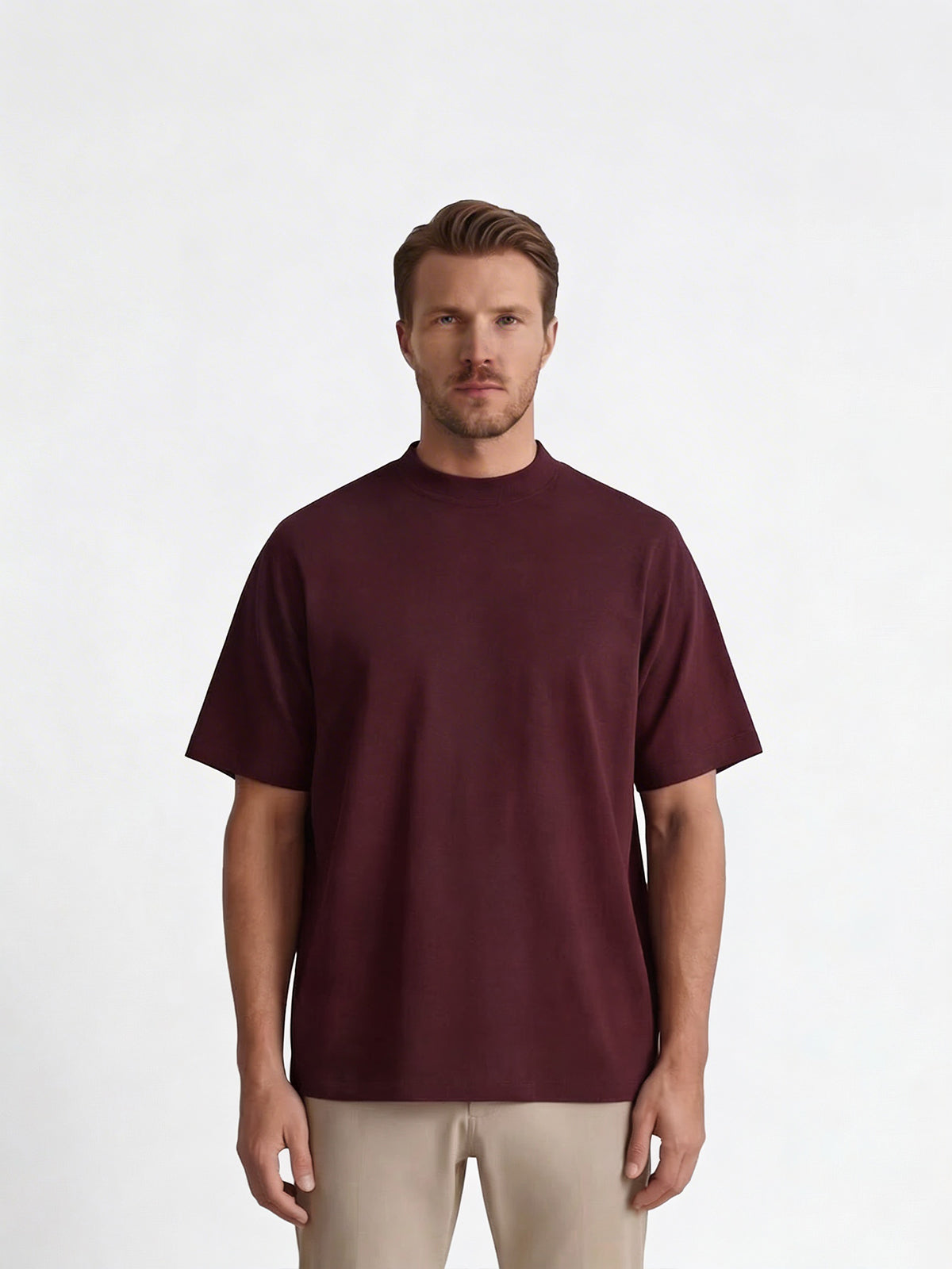 Smart T-shirt Burgundy