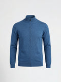 Zip Cardigan Royal Blue